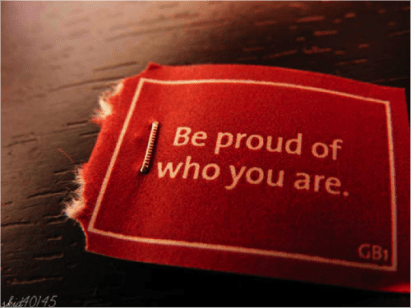 Be proud