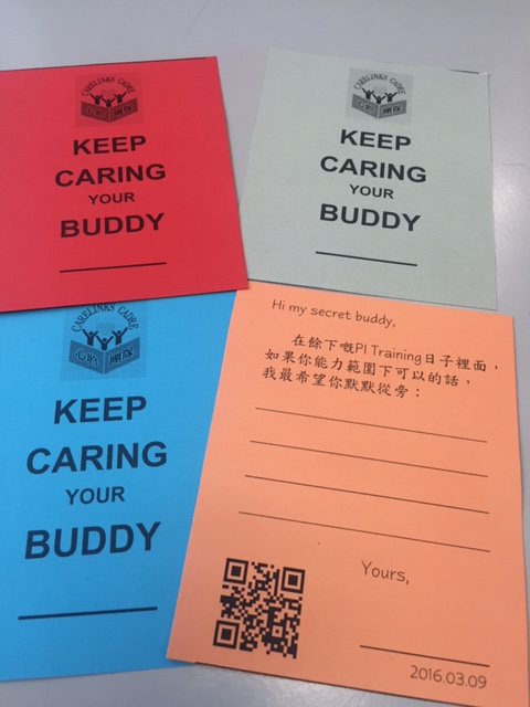 Keep Caring Your Buddy Card for PI Intake